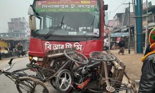 সকাল সকাল বিআরটিসির চাপায় ঝরল ৪ প্রাণ